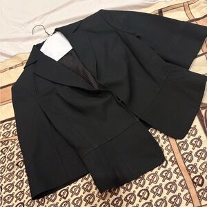 Black Cropped Blazer